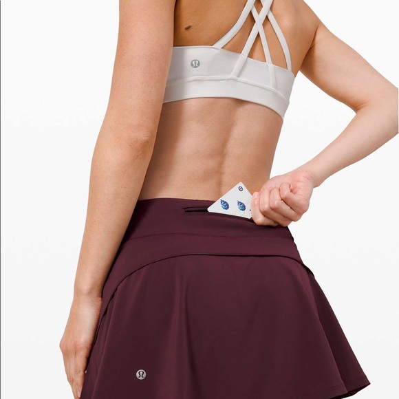 SOLD NWT Lululemon Play off the Pleats Skirt Size 4 Cassis *RARE - Picture 5 of 6